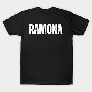 Ramona Name Gift Birthday Holiday Anniversary T-Shirt